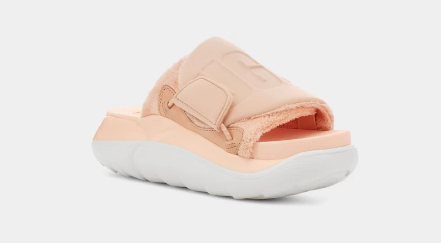 UGG Women's Peach Fuzz Cloud Slide Sandals - Comfortable LA Style
