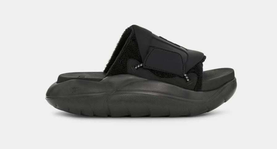 UGG Women's Black LA Cloud Slide Sandals