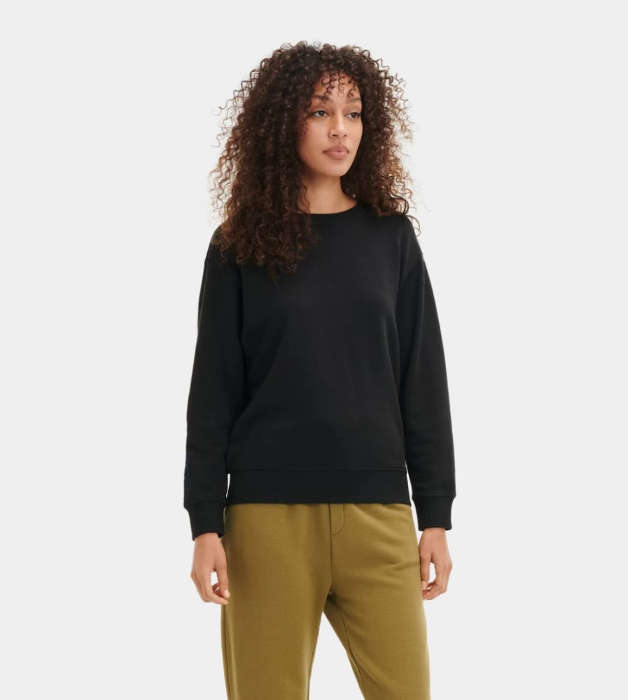 UGG Women's Black Denise Crewneck Sweatshirt
