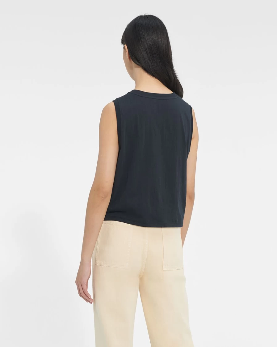 UGG Women's Black Soni Muscle Tank Top for Comfort & Style