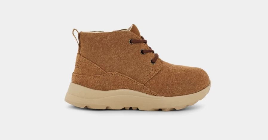 UGG Canoe III Weather Boots for Toddlers in Chestnut Suede - Waterproof & Comfortable