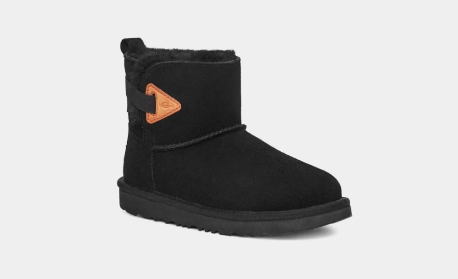 UGG Mini Bailey Flex Toddler Boots in Black - Cozy & Comfortable Kids' Winter Shoes