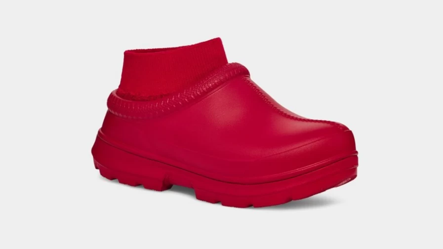 UGG Tasman X All-Gender Samba Red Slippers - Unisex Comfort Footwear