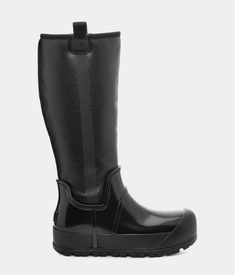 UGG Women's Black Raincloud Tall Boots - Waterproof Winter Fashion