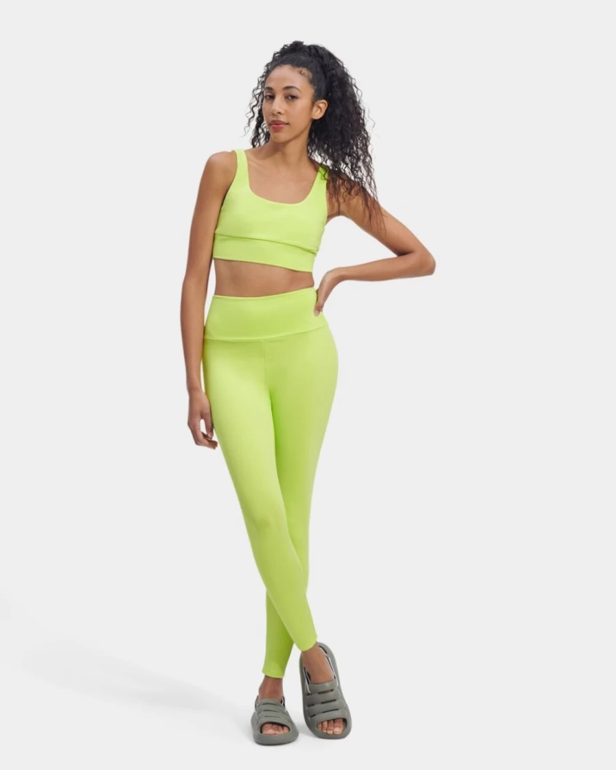 UGG Women's Vibrant Green Saylor Leggings - High-Waisted Comfort & Style