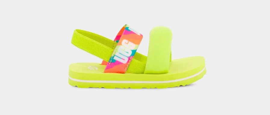 UGG Zuma Sling Infant Sandals in Sulfur | Comfortable Baby Slingbacks