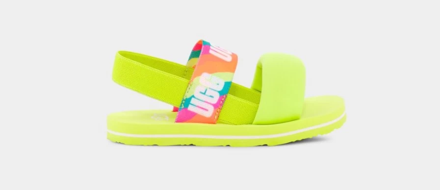 UGG Zuma Sling Toddler Sandals in Sulfur | Lightweight & Comfortable Kids Shoes