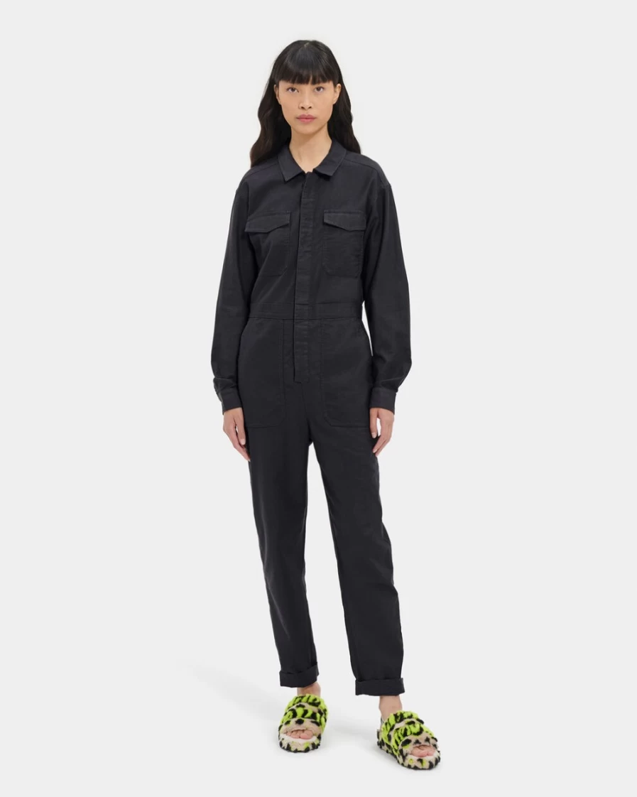 UGG Women's Coal Monroe Jumpsuit - Stylish Comfort for Everyday Wear