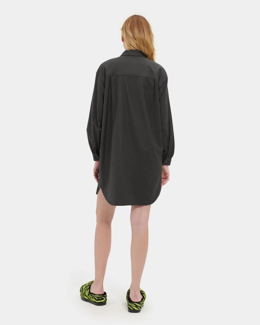 UGG Women's Coal Oversized Shirt Dress - Stylish & Comfortable Long Sleeve Dress