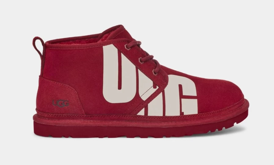 UGG Neumel Chopd Men's Boots in Rich Red - Classic Comfort & Style