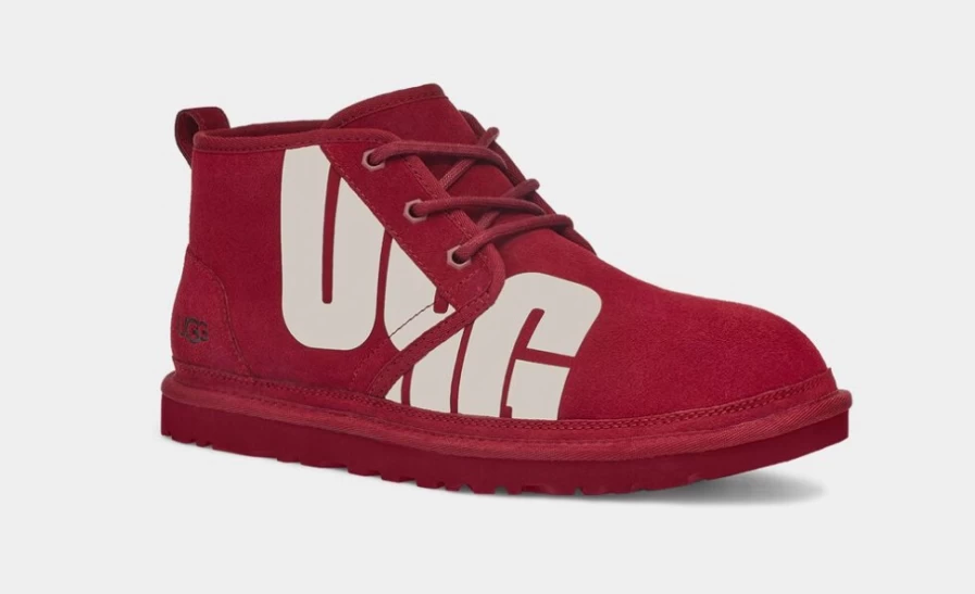 UGG Neumel Chopd Men's Boots in Rich Red - Classic Comfort & Style