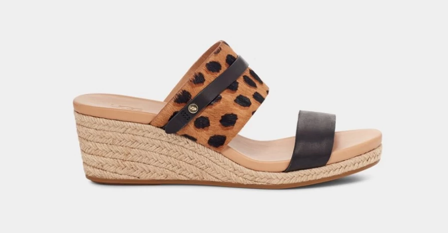 UGG Women's Ebele Boots in Black & Light Butterscotch - Comfortable Winter Footwear