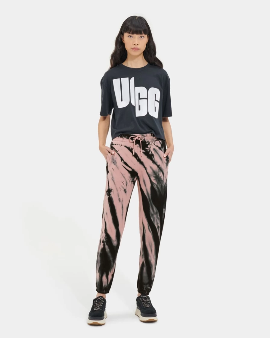 UGG Women's Daniella Tie Dye Sweatpants in Woodrose