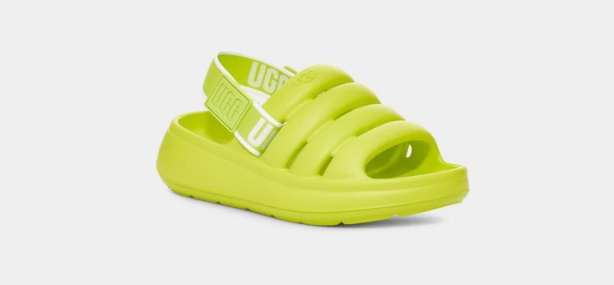 UGG Kids Sport Yeah Sneakers in Key Lime | Lightweight Comfortable Shoes for Active Children
