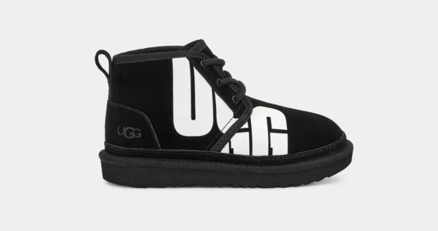 UGG Kids Neumel Chopd Boots in Black - Comfortable & Stylish Footwear for Children