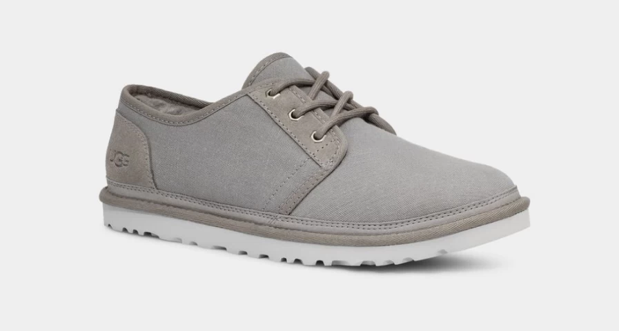 UGG Neumel Low Canvas Unisex Shoes in Seal Color – Comfortable & Stylish All-Gender Footwear