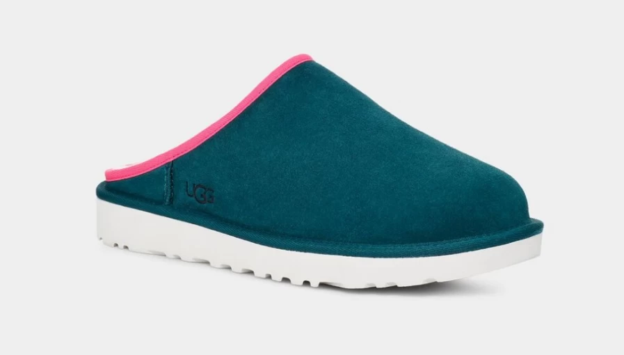 UGG Men's Classic Slip-On Loafers in Deep Teal - Comfortable Casual Shoes