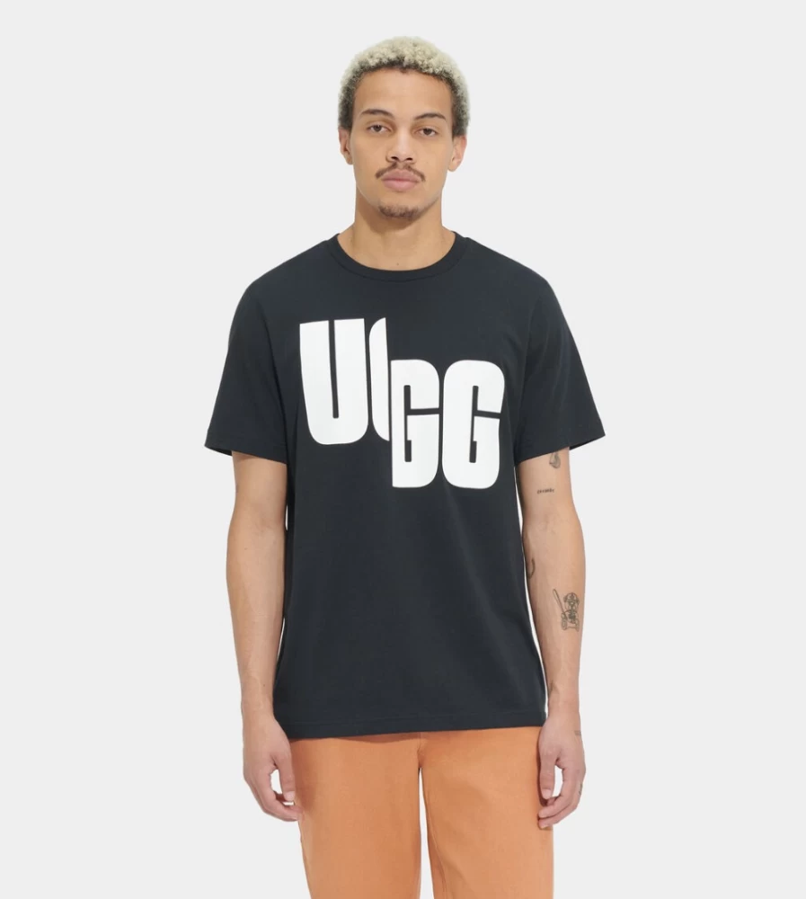 UGG Unisex Oversized Black Logo T-Shirt | Chopd Collection