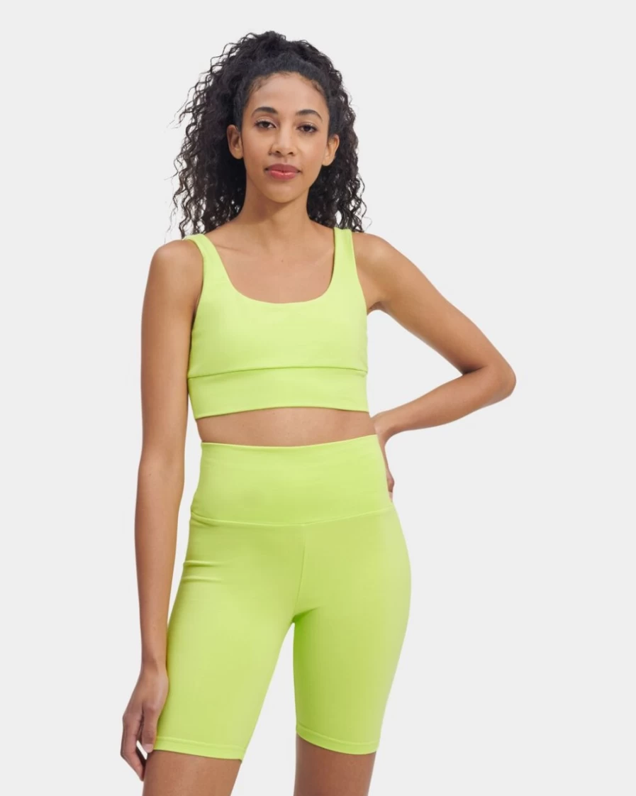 UGG Women's Vibrant Green Zayley Bralette - Comfortable & Stylish Bralette Top