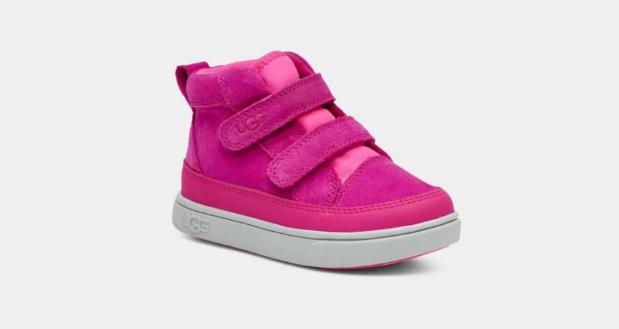 UGG Rennon II Weather Boots for Toddlers in Rock Rose - Waterproof & Comfortable