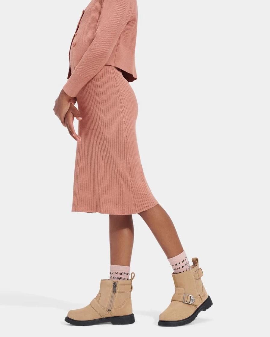 UGG Kids' Ashton Short Weather Boots in Sand Color | Comfortable & Stylish