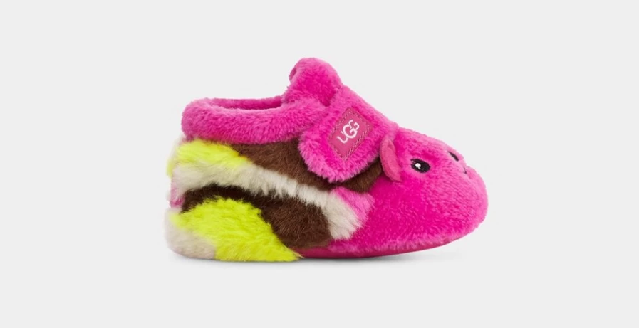 UGG Raspberry Sorbet Bixbee Bear Plush Stuffed Animal for Infants