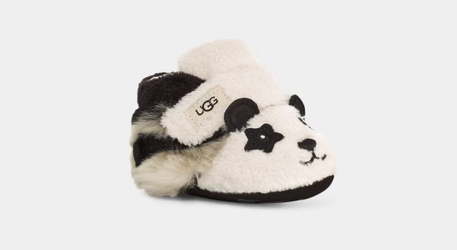 UGG Bixbee Black Panda Plush Stuffed Animal for Infants - Soft Cuddly Toy