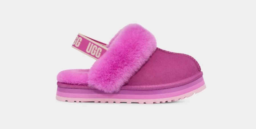 UGG Kids' Purple Ruby Funkette Boots - Stylish & Comfortable Footwear for Children