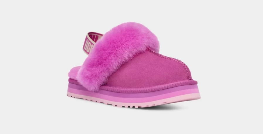 UGG Kids' Purple Ruby Funkette Boots - Stylish & Comfortable Footwear for Children