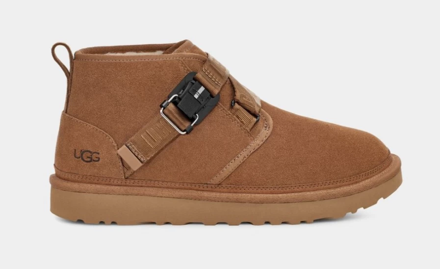 UGG Men's Neumel Quickclick Boots in Chestnut | Comfortable & Stylish Slip-On Boots for Men