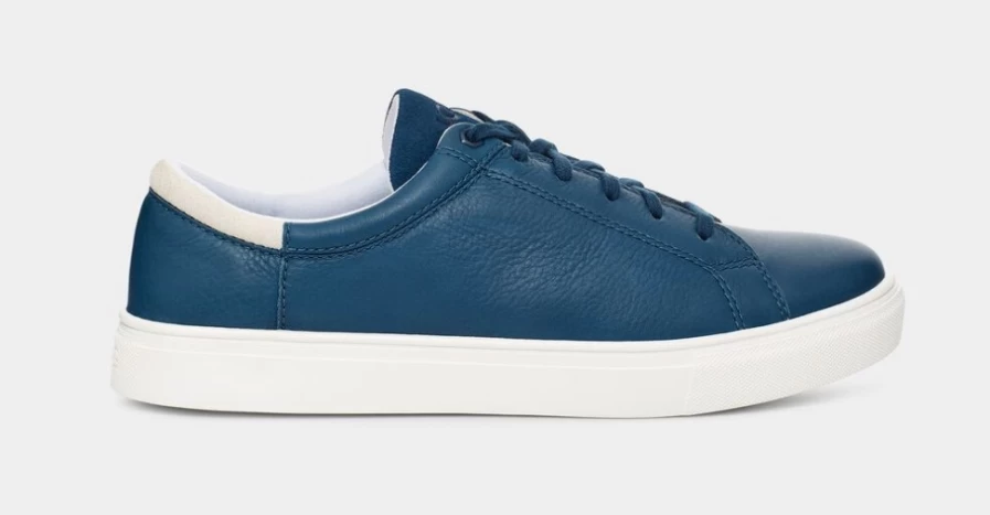 UGG Men's Baysider Low Weather Boots in Concord Blue Leather