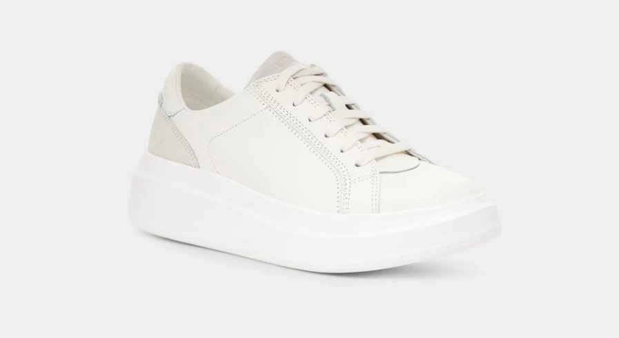 UGG Women's Scape Lace Sneakers in Bright White - Comfortable Slip-On Style