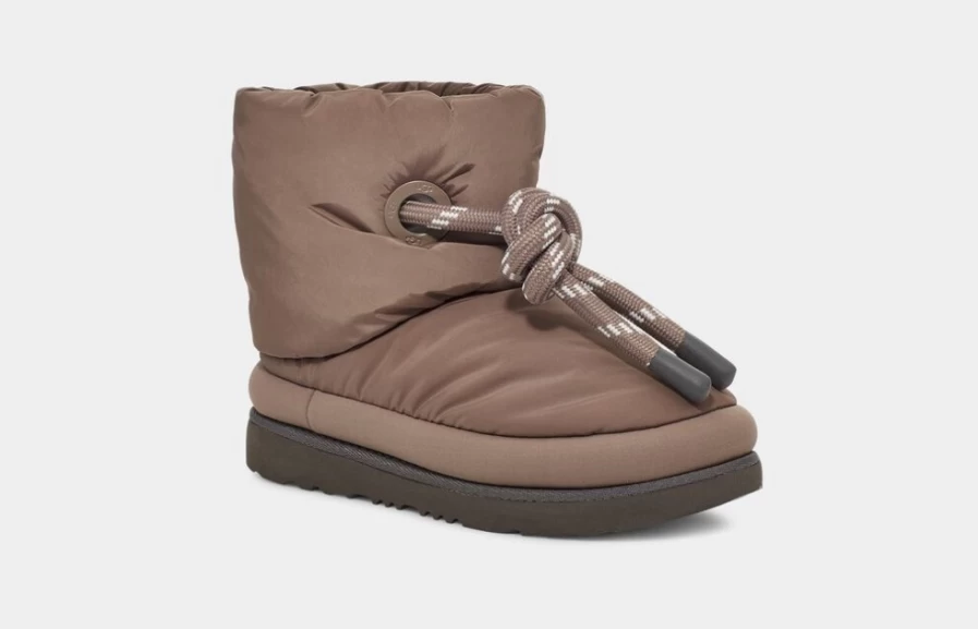 UGG Kids Walnut Brown Classic Maxi Short Boots