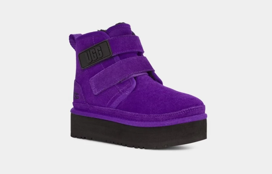 UGG Kids Neumel Platform Boots in Mussel Shell | Waterproof & Comfortable