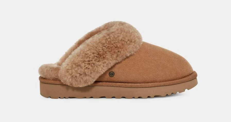 UGG Women's Chestnut Classic Slipper II - Comfortable & Cozy House Shoes