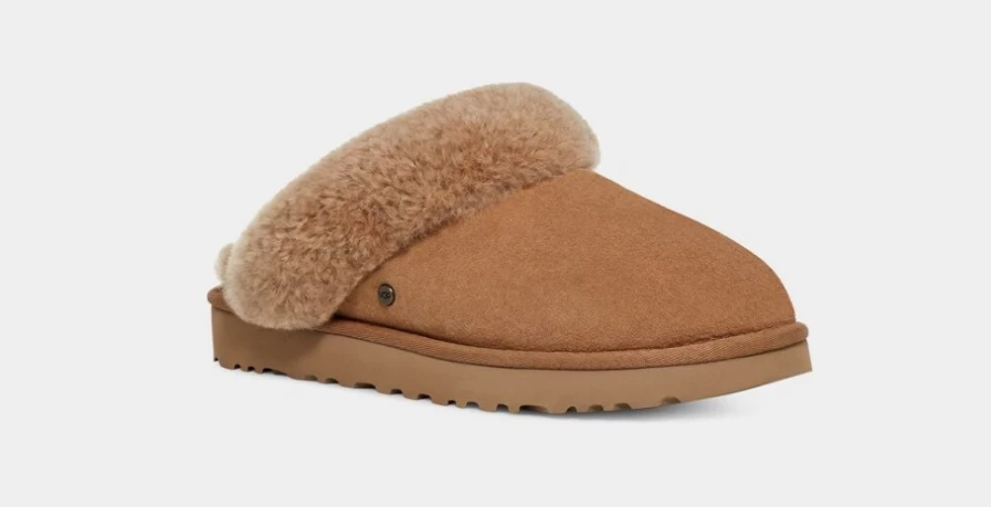 UGG Women's Chestnut Classic Slipper II - Comfortable & Cozy House Shoes