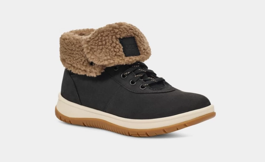 UGG Women's Lakesider Mid Lace Up Boots in Black