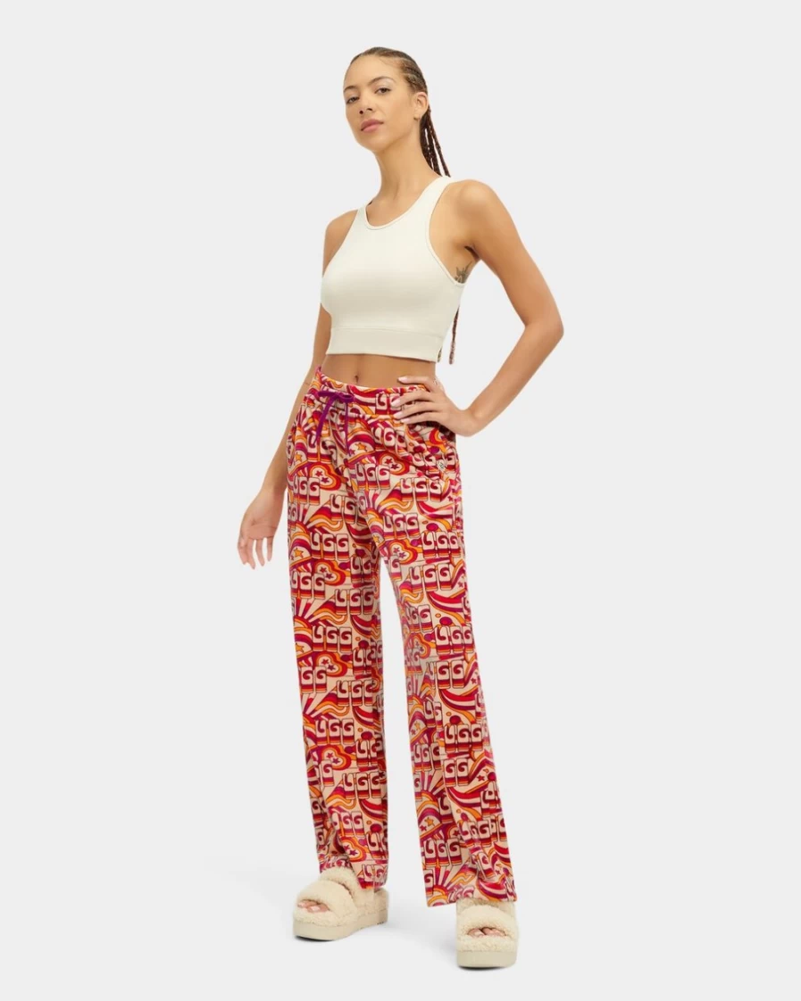 UGG Women's Francey Pant in Nantucket Coral Groovin - Comfortable Casual Pants