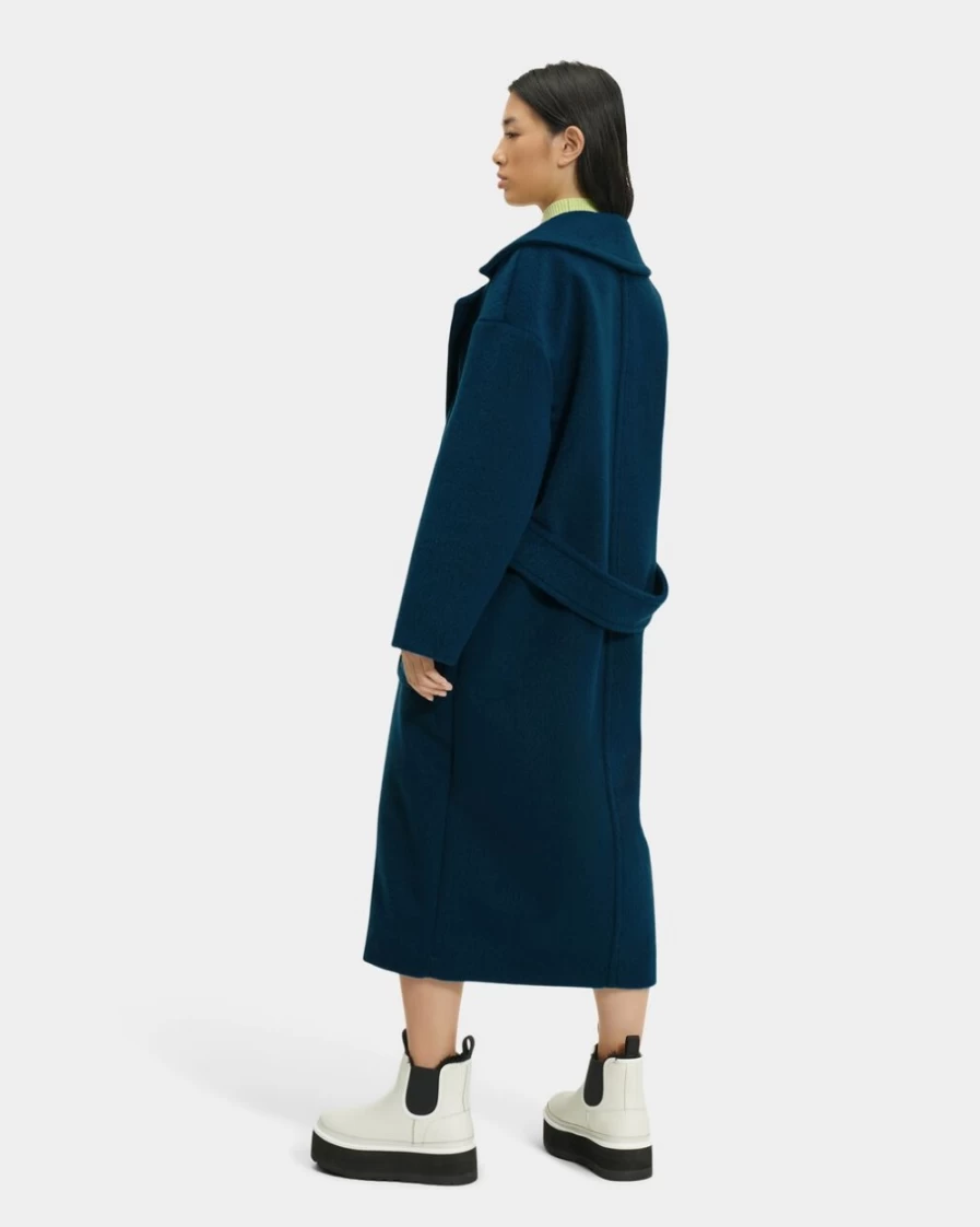 UGG Women's Midnight Blue Hattie Long Oversized Coat