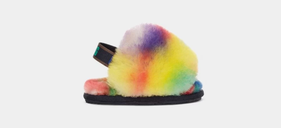 UGG Rainbow Pride Fluff Yeah Infant Boots