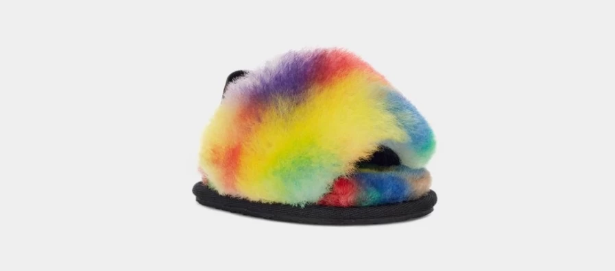 UGG Rainbow Pride Fluff Yeah Infant Boots
