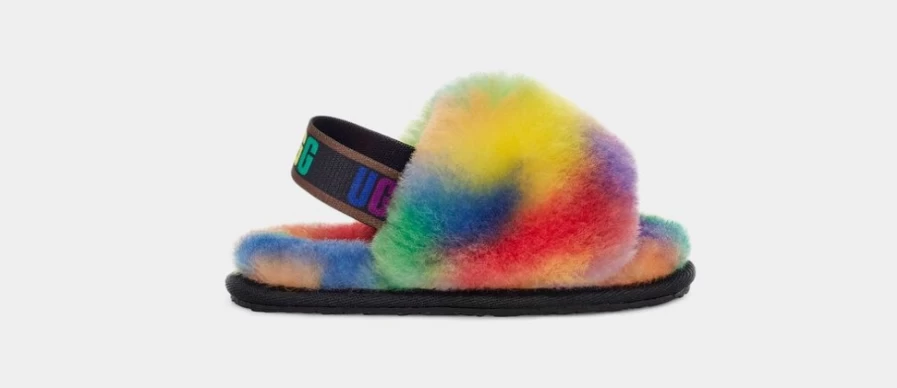 UGG Toddlers Rainbow Fluff Yeah Pride Boots - Colorful Kids' Shoes