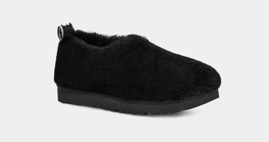 UGG Women's Classic Cozy Bootie in Black - Warm & Comfortable Winter Boots