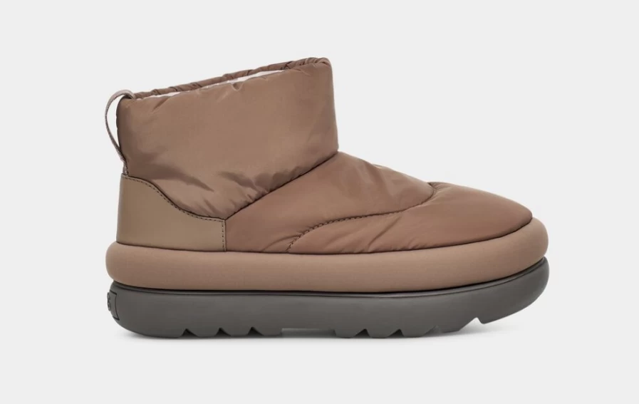 UGG Women's Classic Maxi Mini Boots in Walnut Brown | Comfortable & Stylish