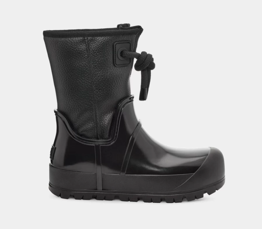 UGG Women's Black Raincloud Lace Boots - Stylish & Comfortable Footwear