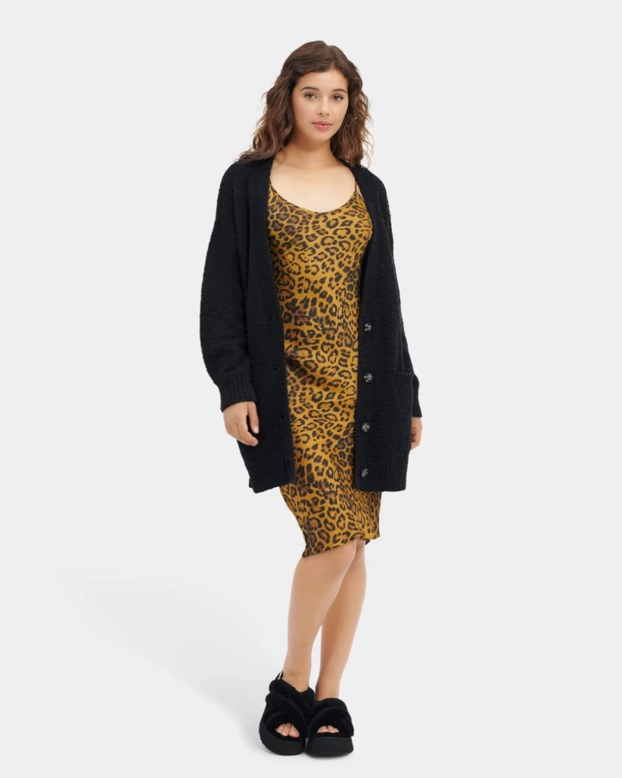 UGG Women's Black Joselyn Cardigan Sweater