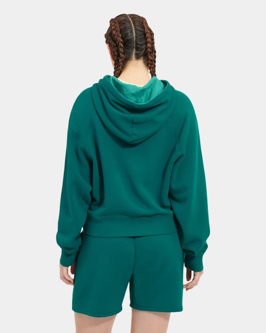 UGG Women's Flood Mallory Cropped Hoodie | Comfortable Stylish Pullover