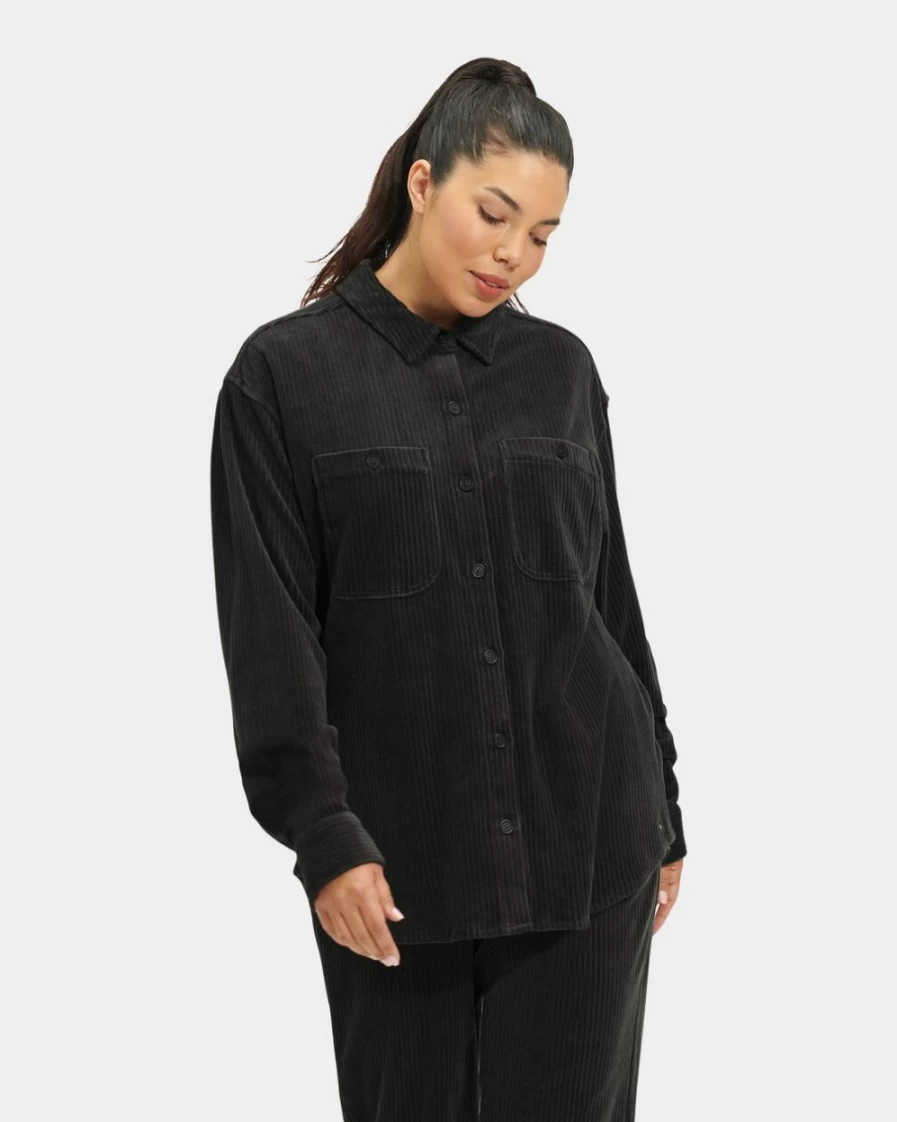 UGG Women's Ink Angelica Button-Up Shirt for Stylish Comfort