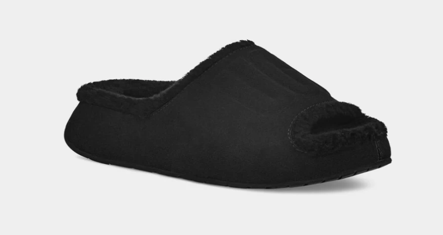 UGG Women's Black Pierside Slide Sandals - Comfortable & Stylish