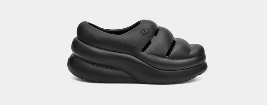 UGG Toddlers Sport Yeah Clog - Black Comfortable Kids Shoes